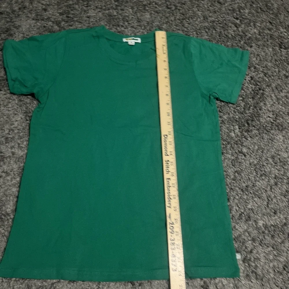 Women's Tipsy Elves Short Sleeve Green T-Shirt Small - Picture 4 of 5